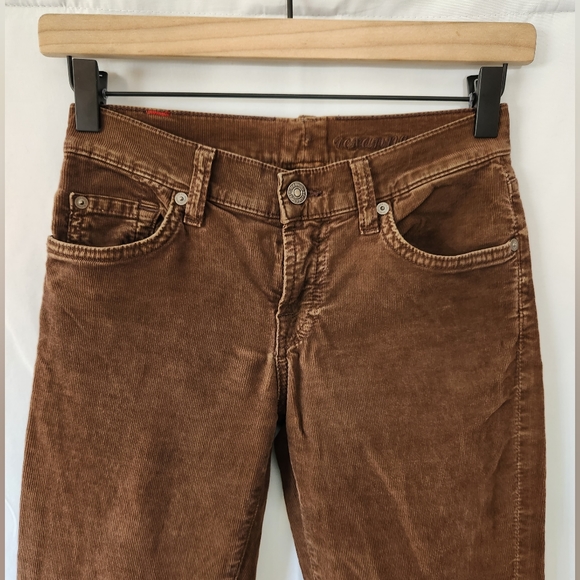 7 for all mankind brown corduroy skinny pants, size 26 - Picture 6 of 12